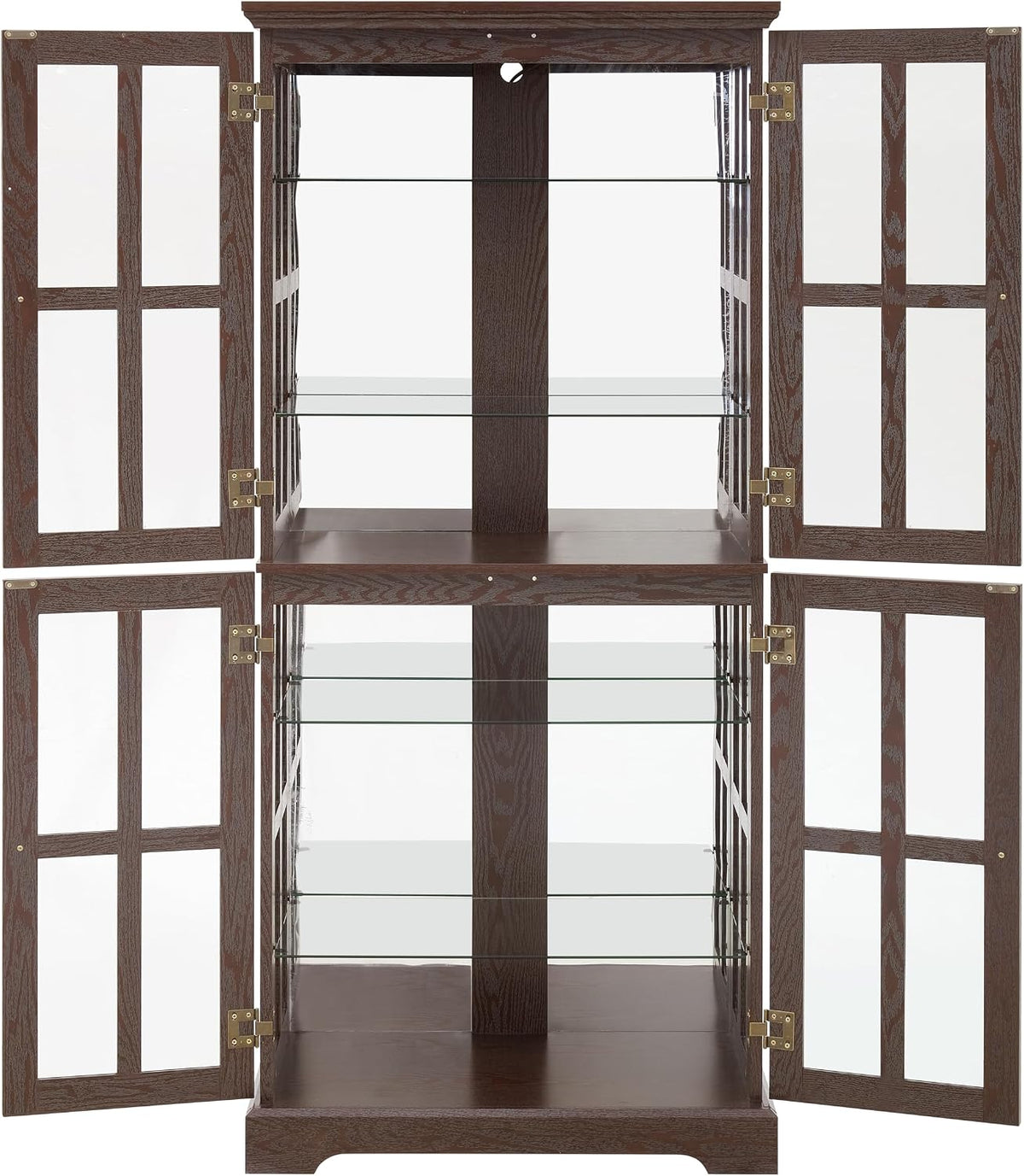 Lighted Glass Curio Display Cabinet