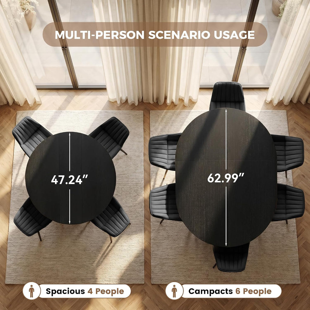 Expandable Dining Table Chair Set