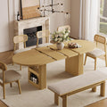 Modern Oval Expandable Dining Table