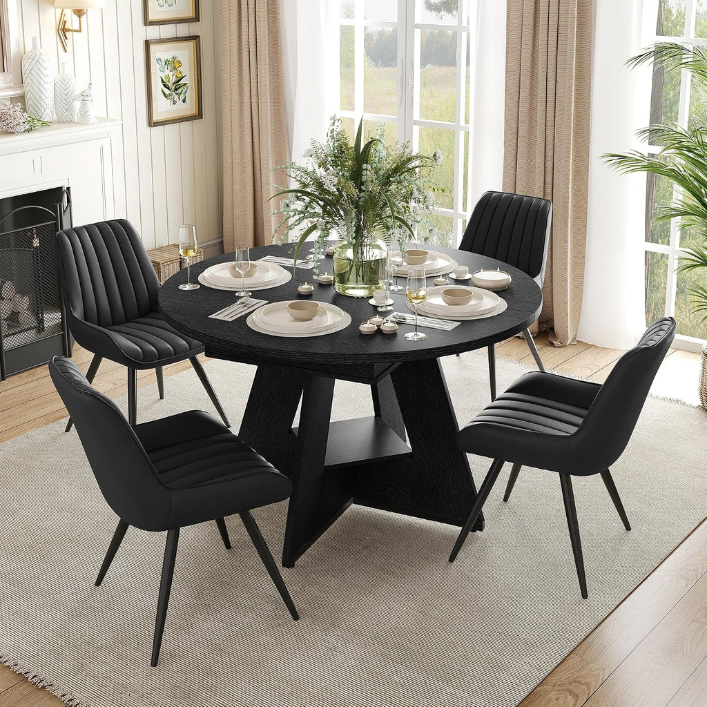 Expandable Dining Table Chair Set
